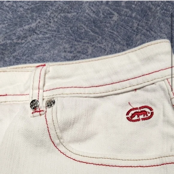 Ecko Red Denim Mini Skirt - Picture 4 of 5